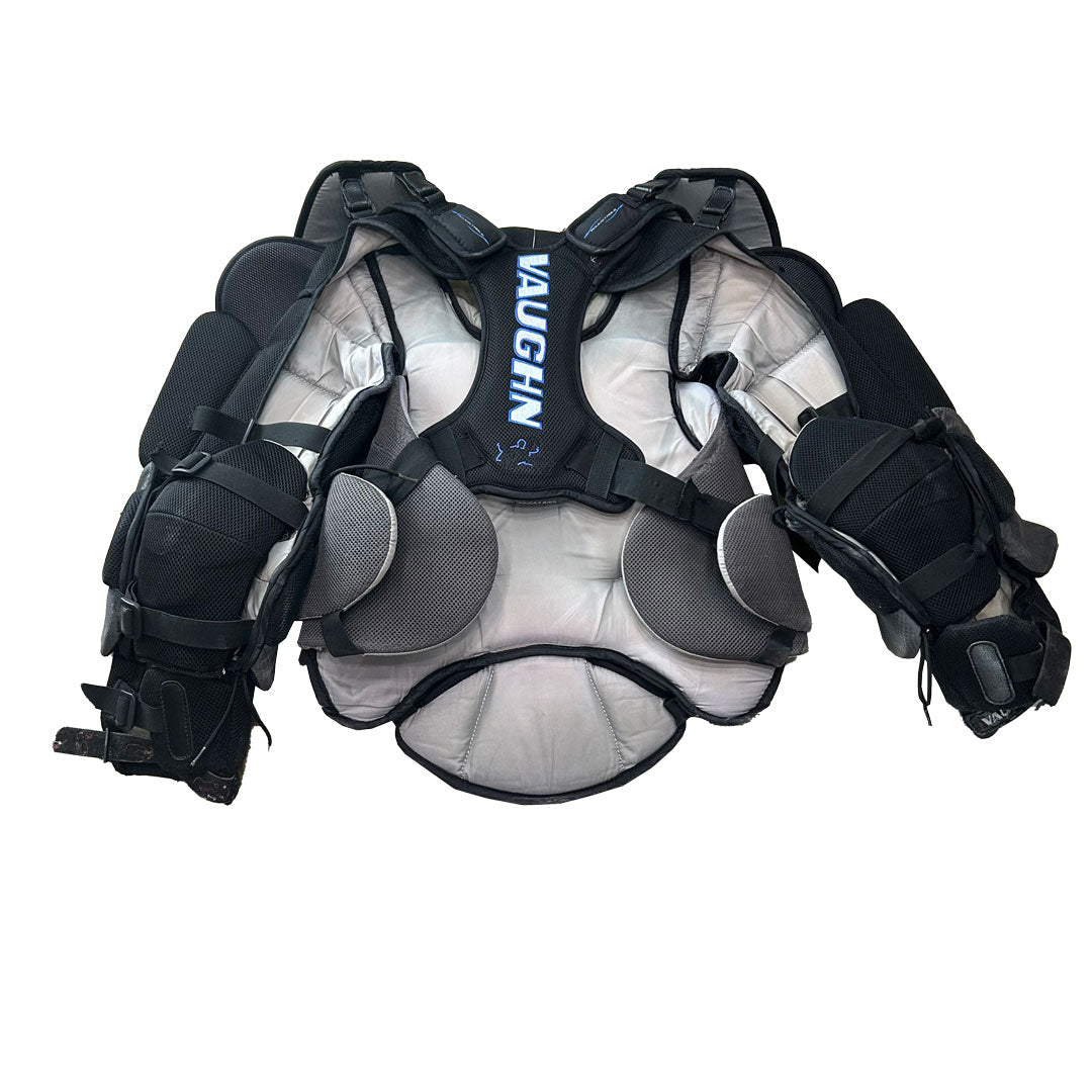 Vaughn Velocity V9 - Plastron de gardien de but Pro Stock d'occasion (noir) n° 2
